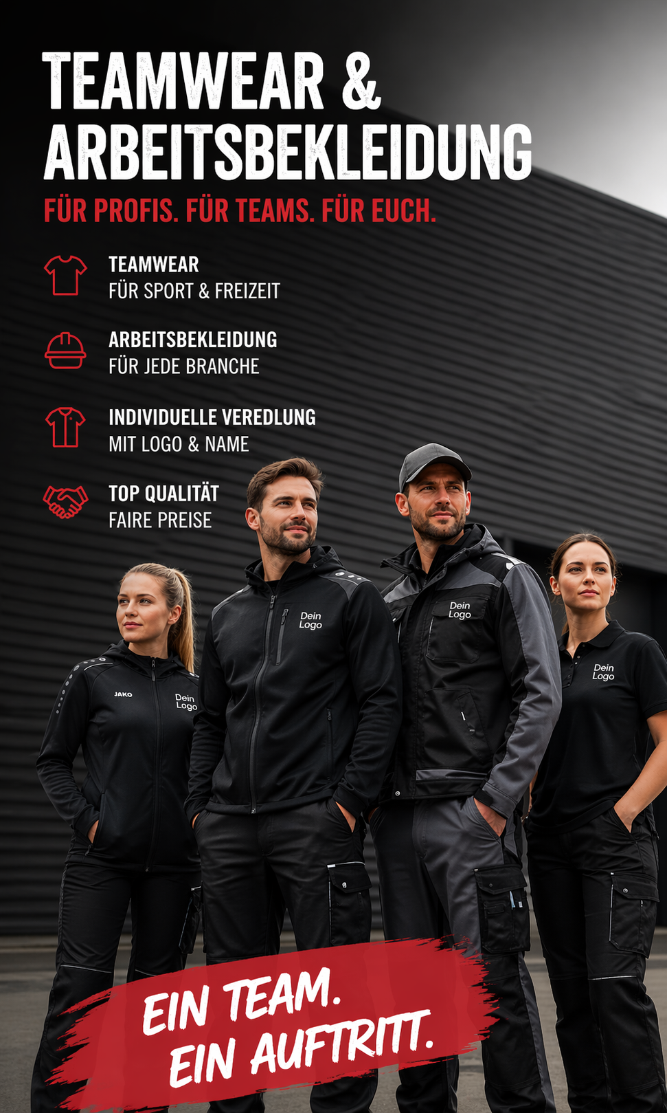 Teamwear & Arbeit